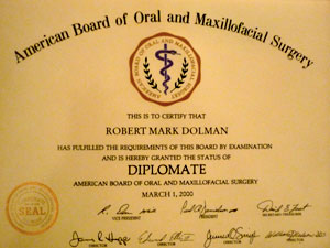 American Board Oral Maxillofacial Surgery